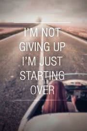 I'm not giving up