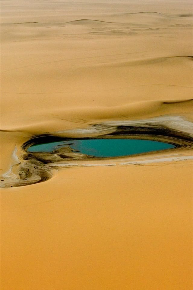 砂漠のオアシス Iphone壁紙ギャラリー