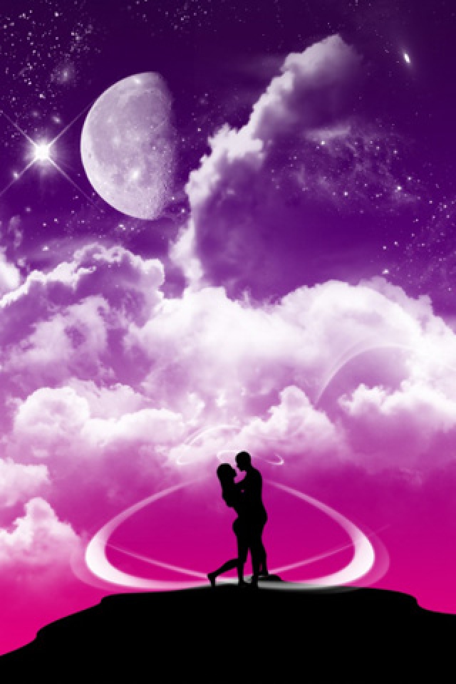 Amazing Pink Love And Kiss iPhone wallpaper | iPhone壁紙ギャラリー