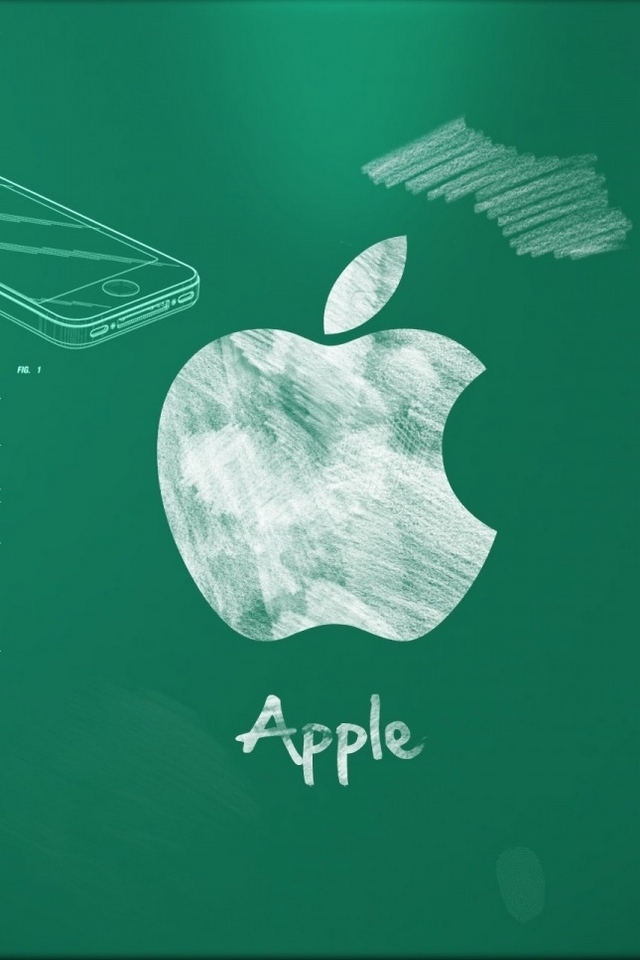 Apple Chalkboard Iphone Hd Wallpaper Download 640x960px Wallpaper Iphone Hd Apple 117 Iphone壁紙ギャラリー
