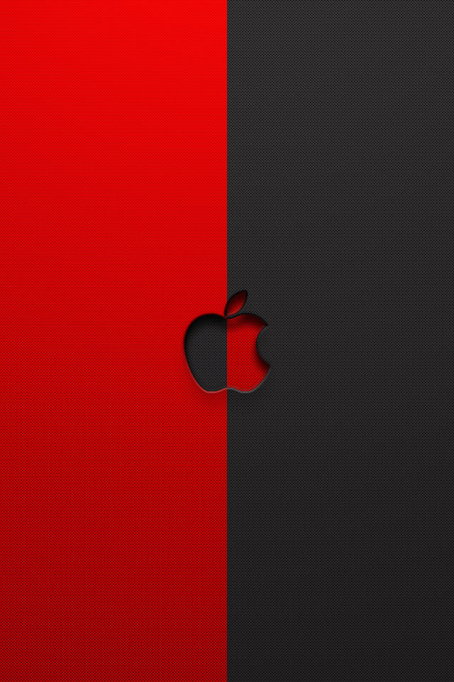 Download Red Black And White Iphone Wallpaper Apple Logo Funylool Com Iphone壁紙ギャラリー
