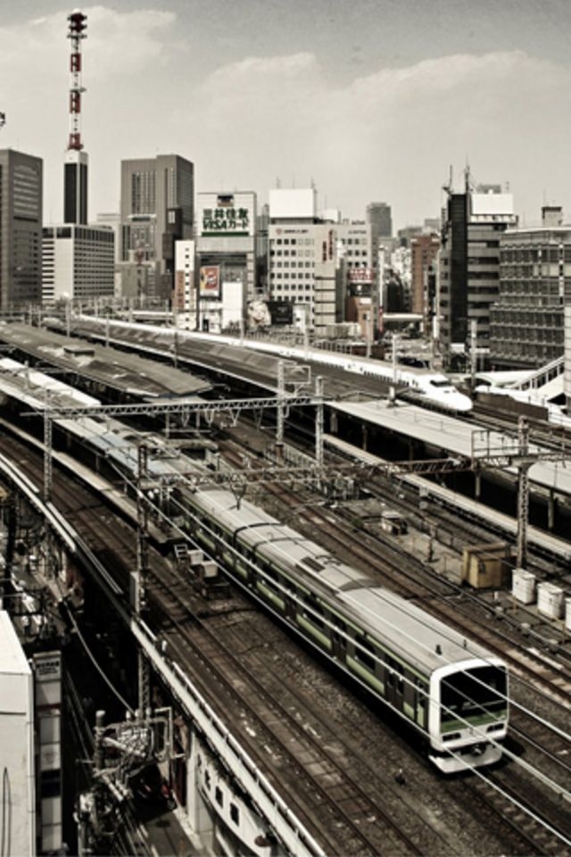 電車 風景の壁紙 Iphone壁紙ギャラリー