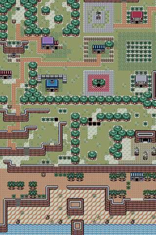 ゼルダの伝説 - ドット絵のマップ