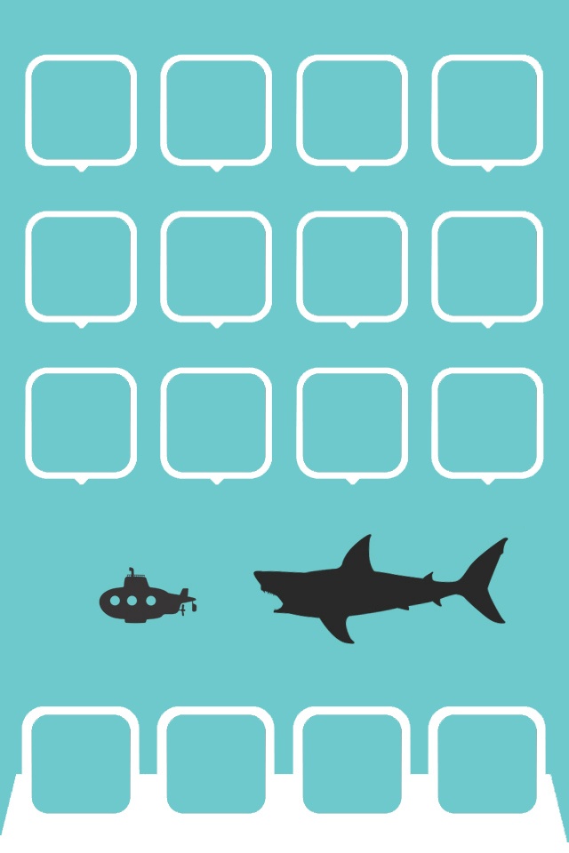 サメのイラスト Iphone壁紙ギャラリー