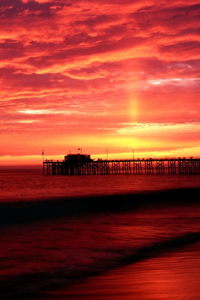 カリフォルニアの夕日 Iphone壁紙ギャラリー