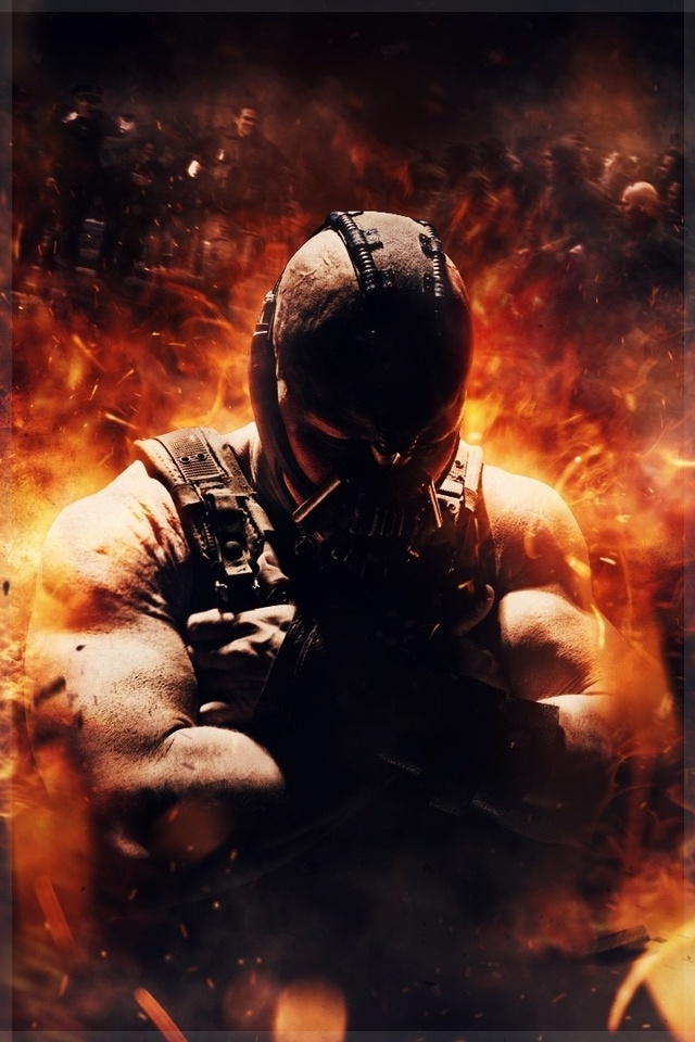 Bane on Fire Iphone Wallpapers | iphone wallpapers | iPhone壁紙ギャラリー