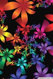 パステルカラーの花柄 Iphone壁紙ギャラリー