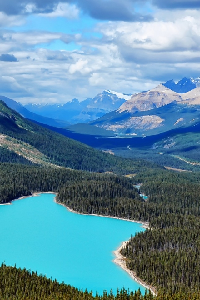 Canada Blue Lake iPhone Wallpaper Download | iPad Wallpapers ＆amp ...