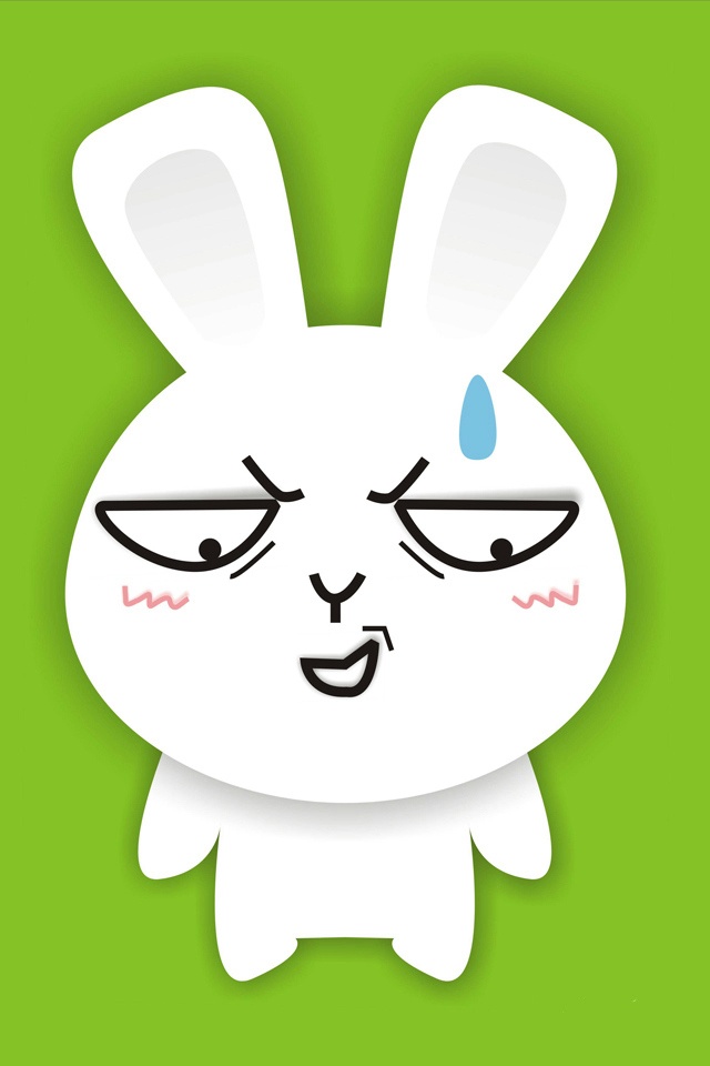 Cartoon rabbit iphone 4 wallpaper and iphone 4s wallpaper | iPhone 4