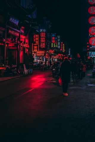 中華街の夜景