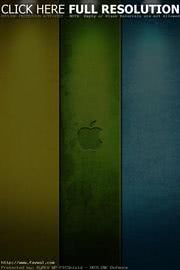 iPhone壁紙Color Apple Logo i…