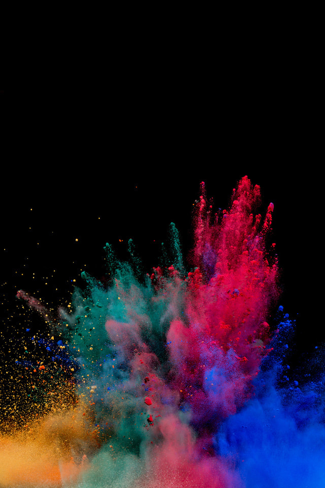 色の爆発 Iphone壁紙ギャラリー