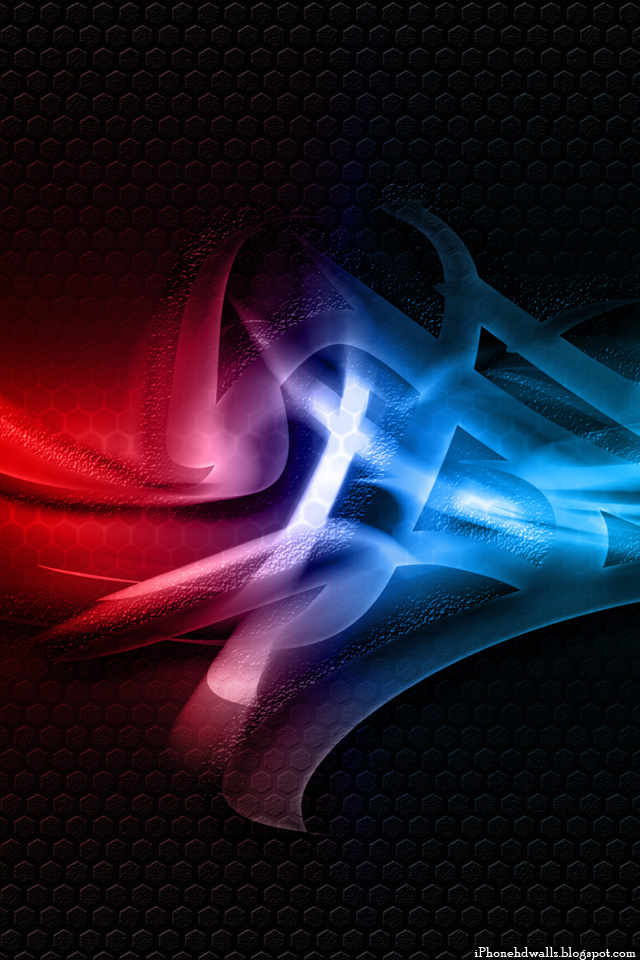 Cool Blue And Red Abstract Iphone Wallpaper Hd - Best ...