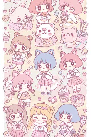 かわいいキャライラスト