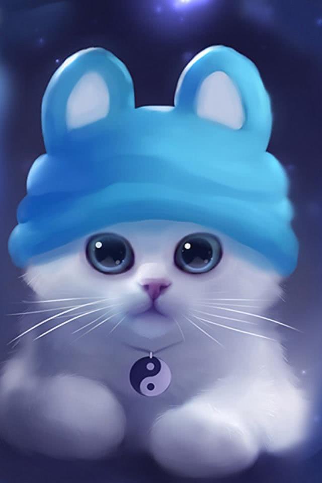 猫のイラスト Iphone壁紙ギャラリー