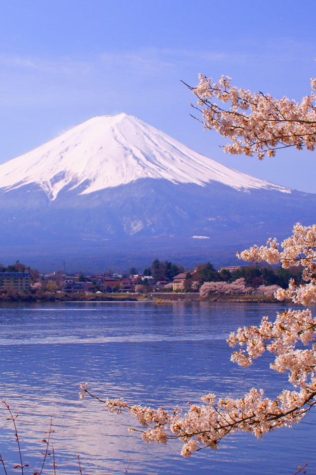 春の富士山 Iphone壁紙ギャラリー