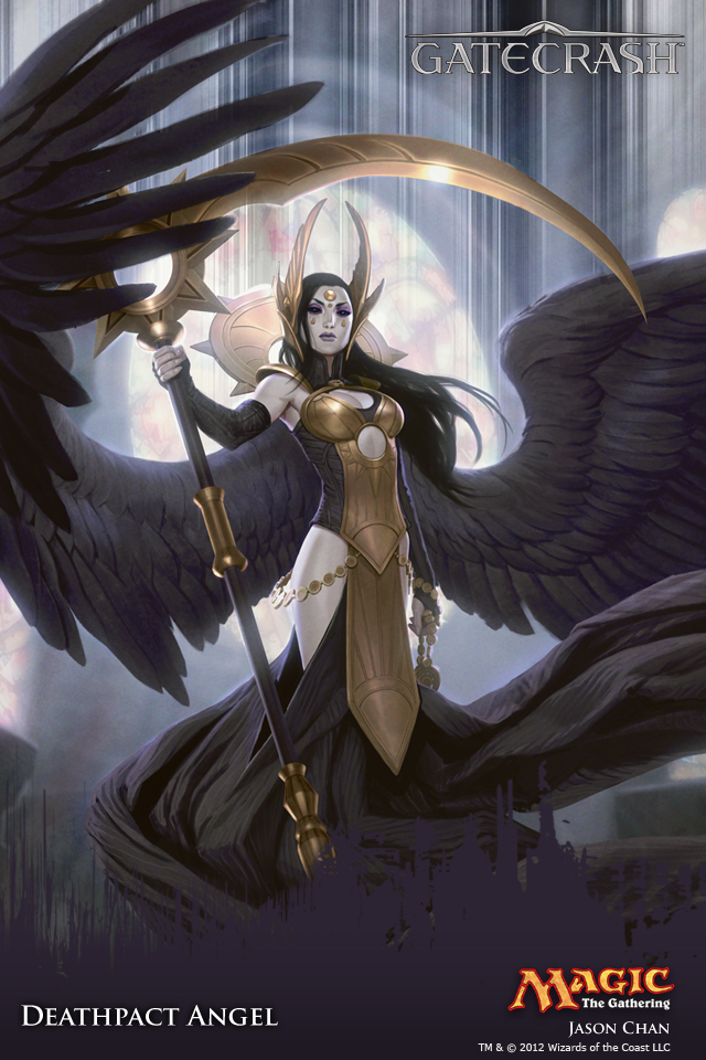 Wallpaper Of The Week Deathpact Angel Daily Mtg Magic The Gathering Iphone壁紙ギャラリー