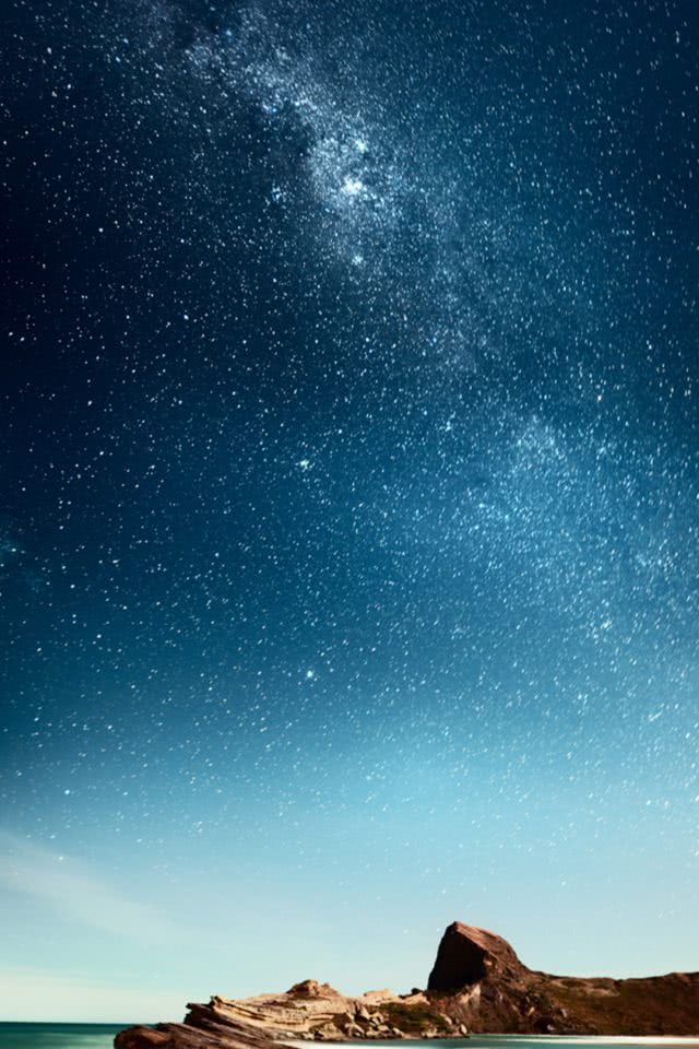 海の夜空 Iphone壁紙ギャラリー