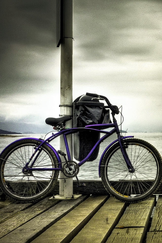 自転車のある風景 Iphone壁紙ギャラリー