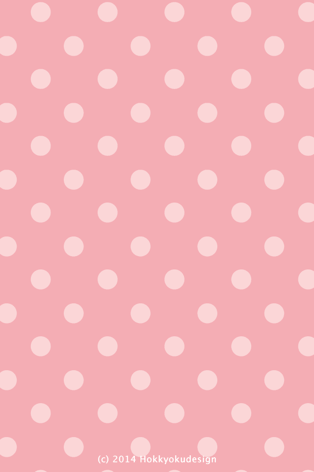 ピンクのドット Iphone壁紙ギャラリー