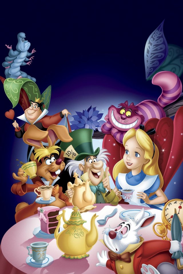 アニメ画像について 最高かつ最も包括的な不思議の国のアリス ディズニー 壁紙