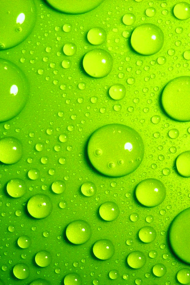 Green Droplets Iphone Wallpaper Backgro Iphone 4 4sで使える960x640サイズの壁紙画像 Iphone壁紙ギャラリー