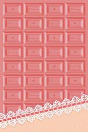 ピンクのチョコレート風 | かわいいスマホ壁紙