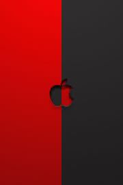 赤と黒の布地がかっこいいiPhone壁紙