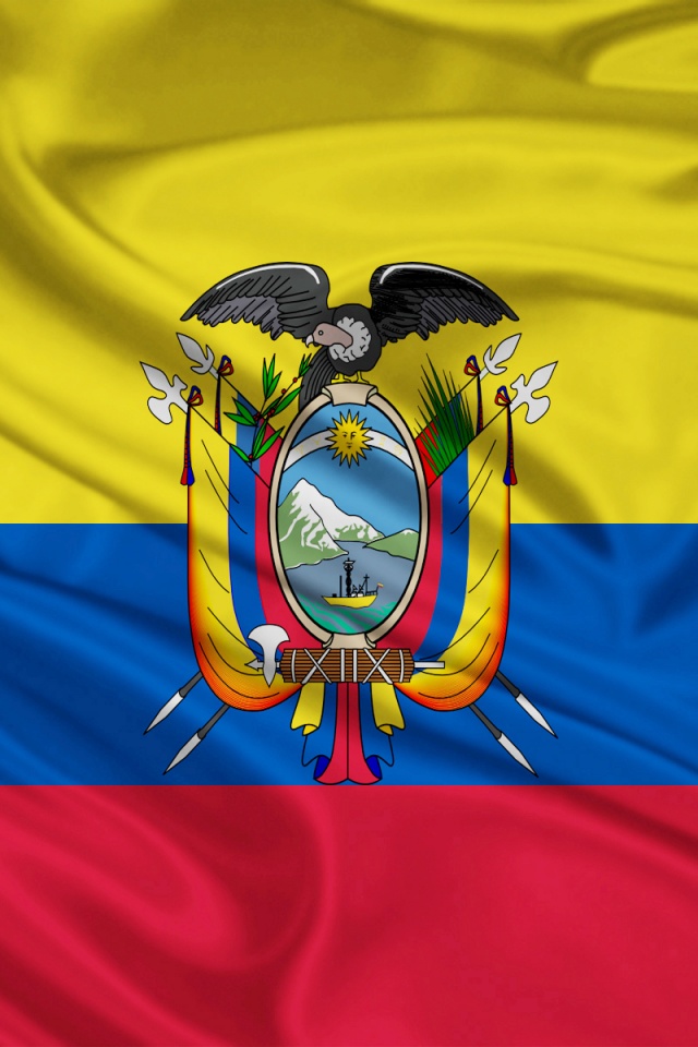 640x960 Ecuador Flag Iphone 4 wallpaper | iPhone壁紙ギャラリー