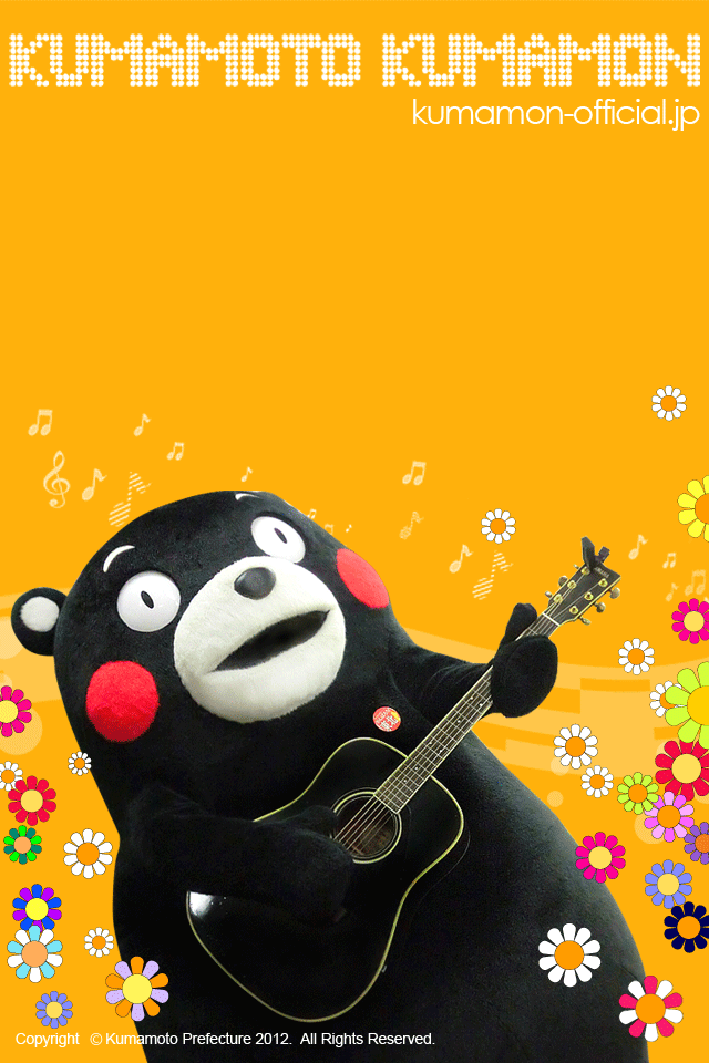 画像 くまモン Kumamon Iphoneスマホ壁紙 待ち受け画像 まとめ 熊本ゆるキャラ Naver まとめ