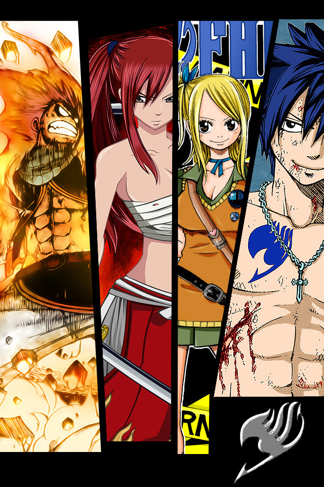 Fairy Tail Wallpaper For Iphone And Itouch By Dotkustomize On Deviantart Iphone壁紙ギャラリー