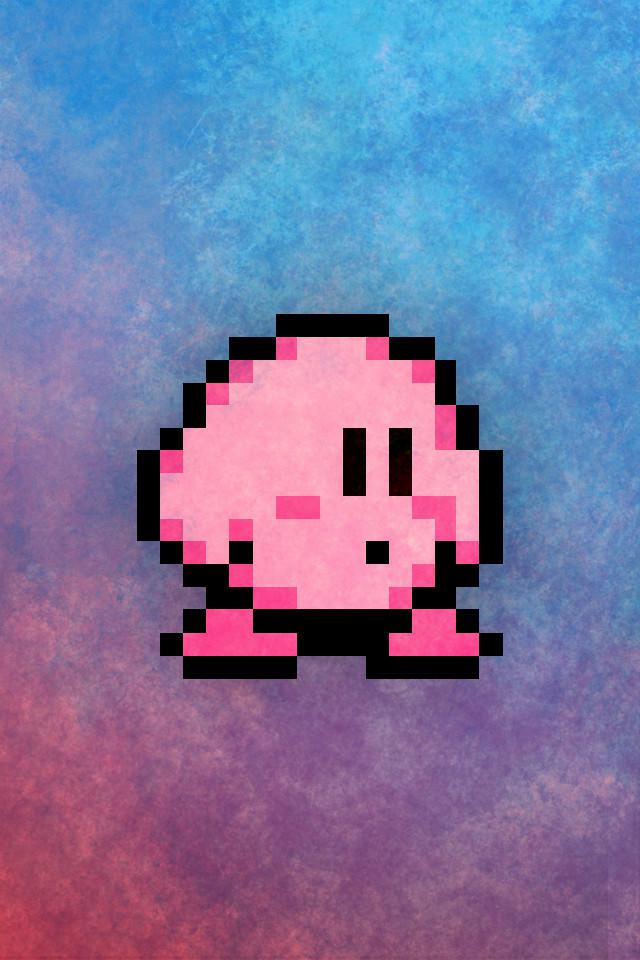 星のカービィ ドット絵のiphone壁紙 Iphone壁紙ギャラリー