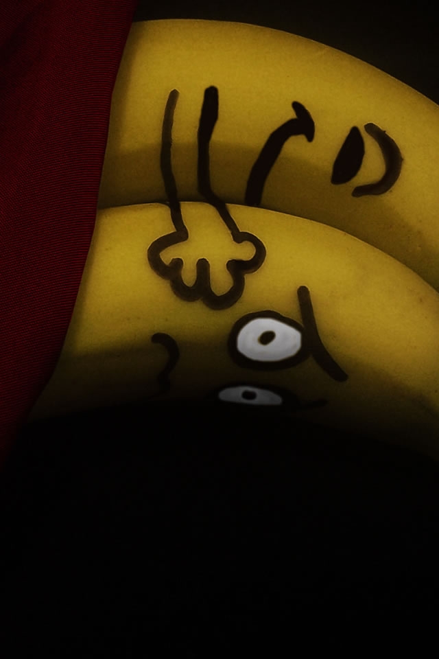 Funny Bananas Iphone Wallpaper 640 960 Iphone 4用のちょっと