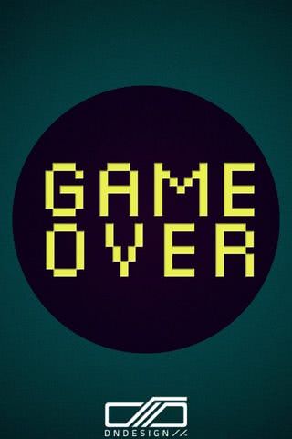 GAME OVER ゲームオーバー