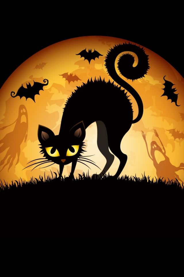 猫 ハロウィン Iphone壁紙ギャラリー