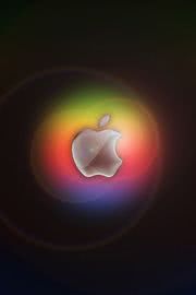 iPhone壁紙Halo Apple Logo iP…