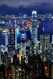 香港100万ドルの夜景