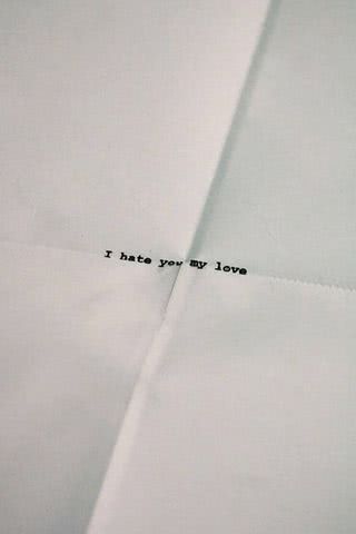 I hate you my love