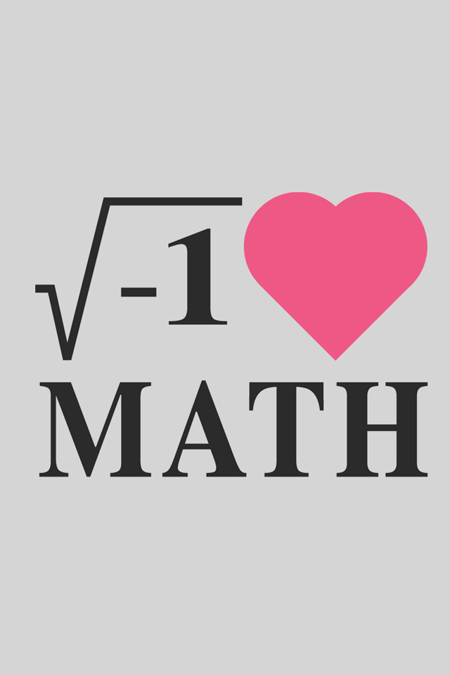 お洒落な壁紙 I Love Math Iphone壁紙ギャラリー