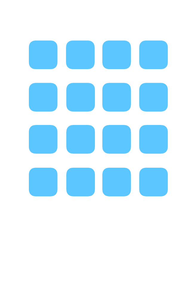 Iphone棚壁紙 ドックが消える壁紙 Iphone4s ブルー Wallpaper To Hide