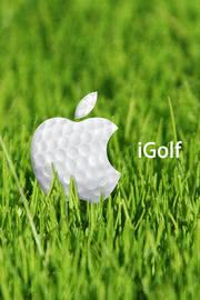 アップルマークのゴルフボール