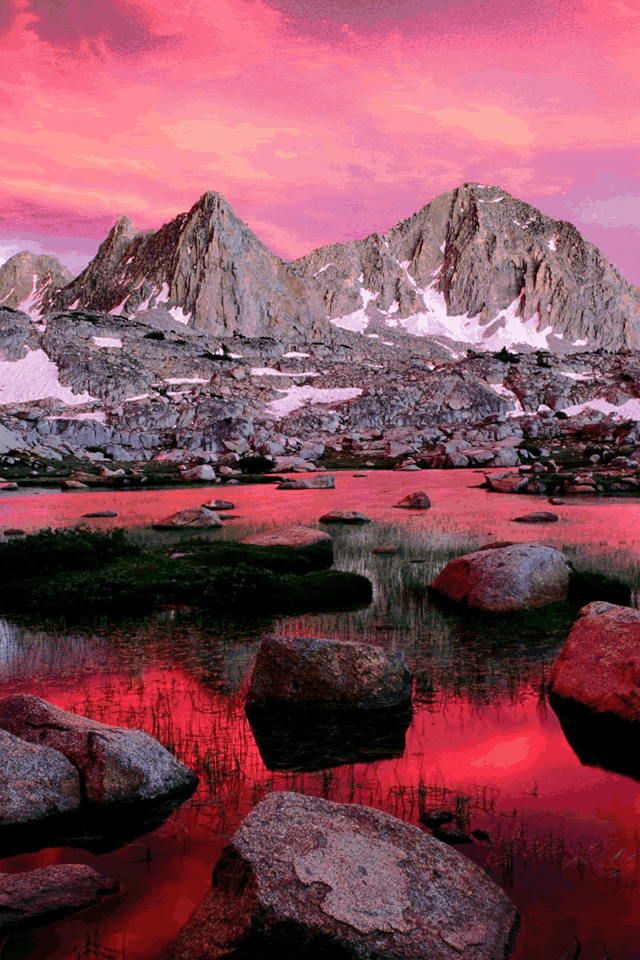 赤い風景 Iphone壁紙ギャラリー