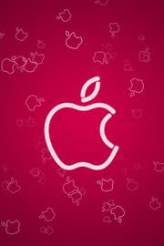 レッド Apple Logo