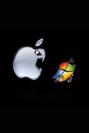 Apple Windows Logoの壁紙