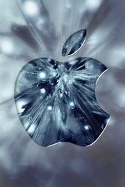 Appleロゴ - すりガラス加工
