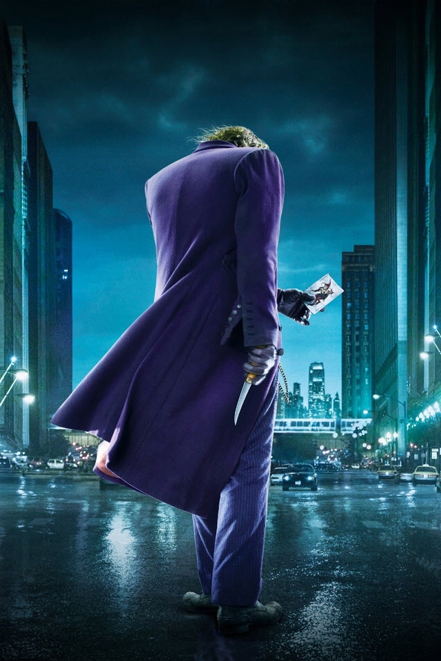 Free Download Joker in The Dark Knight iPhone HD Wallpaper | iPhone壁紙ギャラリー
