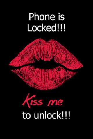 kiss me to unlock - ロック画面用