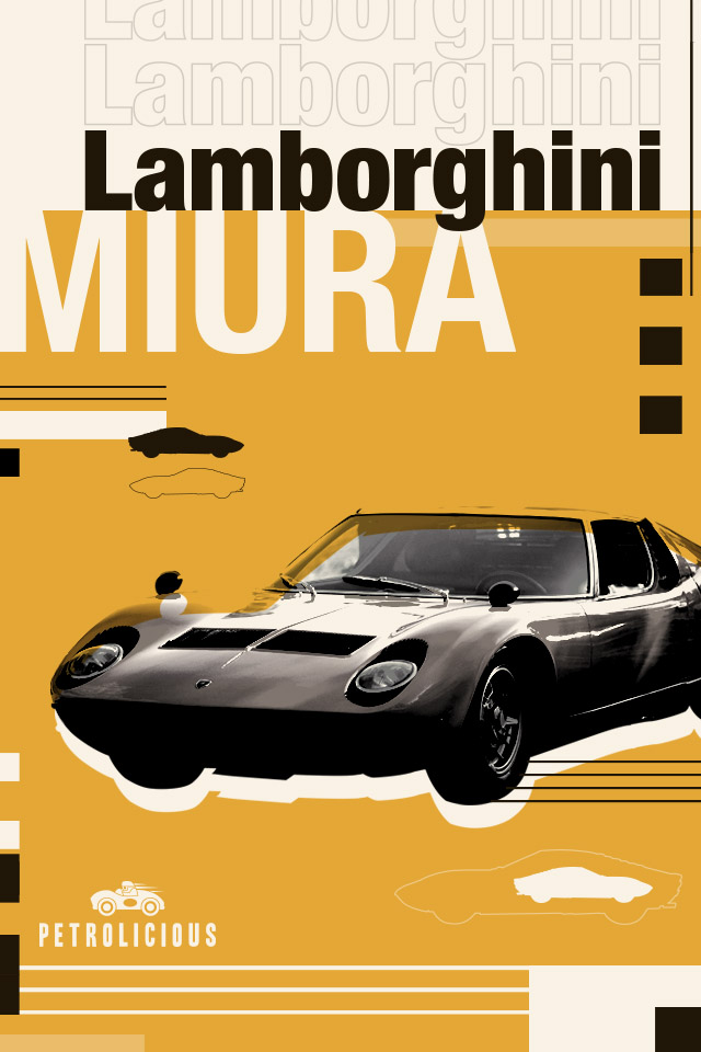 ランボルギーニ ミウラ クラシックなスーパーカー Iphone壁紙ギャラリー