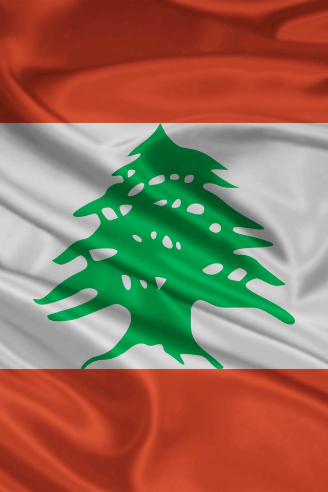 【iPhone壁紙】レバノン国旗