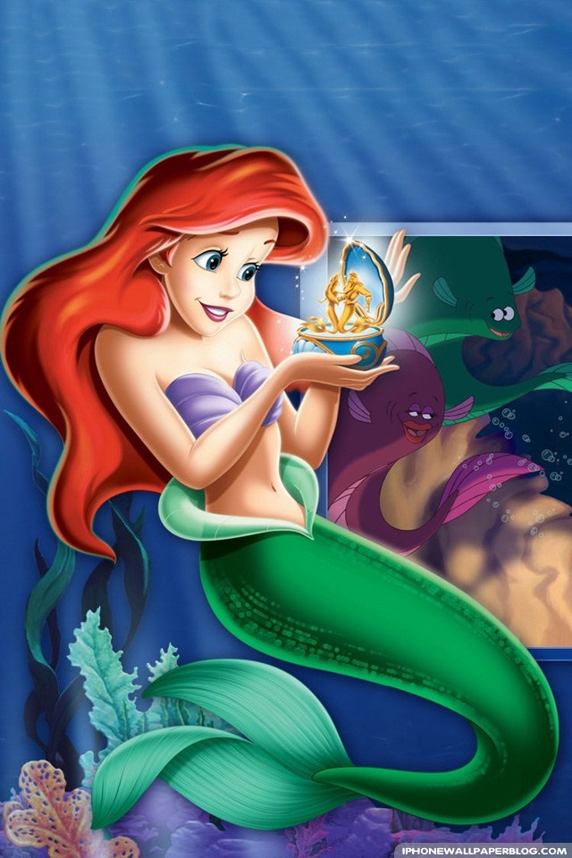 Little Mermaid Disney Iphone Wallpaper Iphone ディズニー